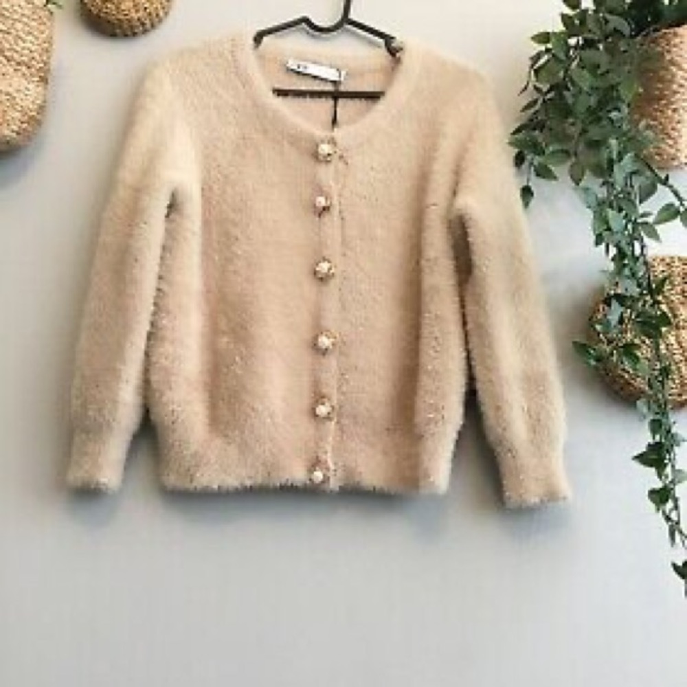 Zara teddy sweater NWT